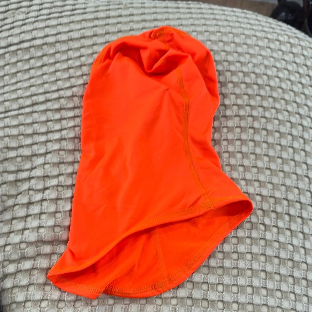 Bright Orange Face Mask
